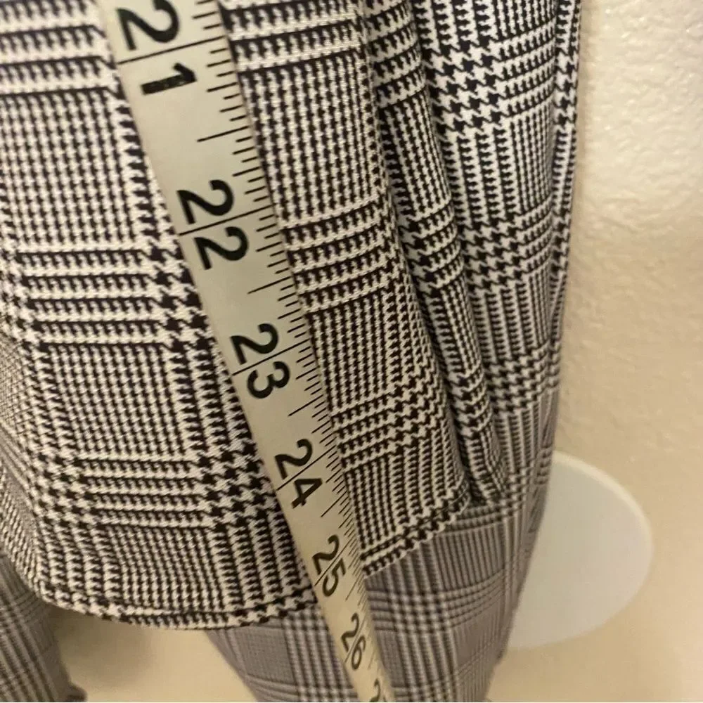 Kelle dance costume black white plaid 2 piece suit pants ON MY WAY 2840 teen